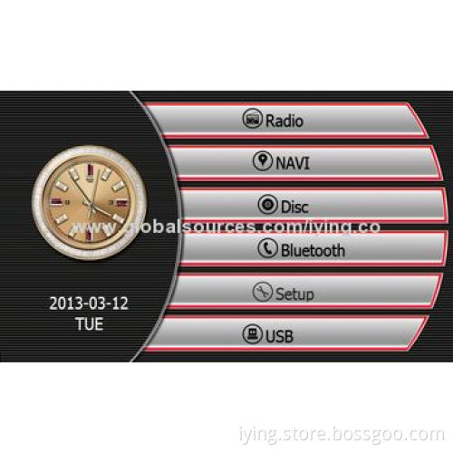 8-inch In-car DVD Player for Chevrolet Sail with iPod, RDS, Bluetooth, TV Function